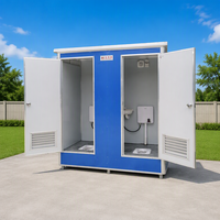 Qualité Luxe Mobile Portable Toilette Moderne Extérieur Salle De Bains Remorque Toilettes Douche Panneau Sandwich 20-25 Ans Durée De Vie 1