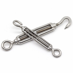 Tubuh terbuka keranjang bunga baja nirkarat sekrup turngesper metrik industri Turnbuckle produk terbuka tubuh kawat tali Tensioner - Product Image 6