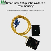 Splitter PLC Optik Tipe HJ ABS, Seragam Tinggi, Tahan Korosi, SC APC Single Mode, untuk Jaringan Fiber Optik FTTH FTTx ODN