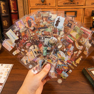 2 autocollants par paquet pour aménagement paysager, motifs de paysages lumineux et ombragés, design créatif de style américain - Product Image 2