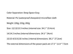 定制标志360保护性多口袋防水携带旅行笔记本包袖套电脑笔记本包 - Product Image 4