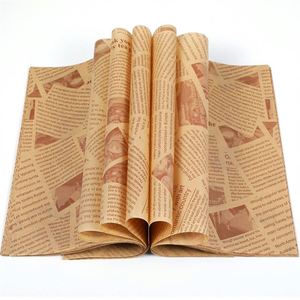Papel Encerado de Grado Alimenticio, Resistente al Aceite, con Logotipo Personalizado Impreso, Papel Encerado para Envolver Alimentos, Resistente a la Grasa, Reciclable - Product Image 1