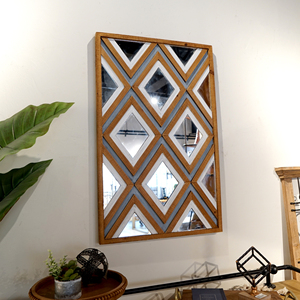Retro Vintage <strong>Grilles</strong> Decorate Long <strong>Mirrors</strong> Fashion Hanging <strong>Mirror</strong> Wall Decoration - Product Image 3