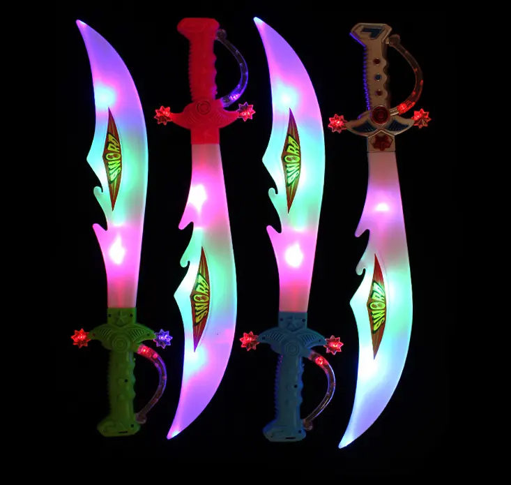 Thiết Kế Mới LED Sword Knife Flash Đầy Màu Sắc Trọng Lực Cảm Ứng Cho Trẻ Em Đồ Chơi Quà Tặng