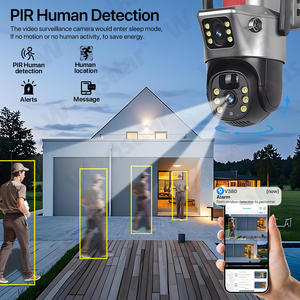 4G SIM 卡太阳能摄像头 8MP 4K 高清双镜头 CMOS IP66 防水户外安全 PIR 运动检测 双向音频云 - Product Image 5