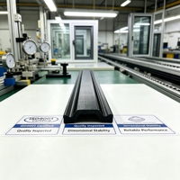 Tira de Barrera Térmica para Fachada de Aluminio, PA66 GF25, Aislamiento de Poliamida, Eficiencia Energética, Personalizada, OEM, Venta al Por Mayor