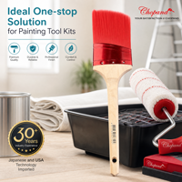 CHOPAND – Lot de pinceaux de peinture en gros, directement de l'usine, avec logo personnalisé, pinceaux plats, ronds et de précision pour la peinture