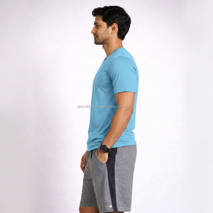 T-shirt pour homme 100% coton, col rond, manches courtes, poids du tissu 180 grammes, méthode de tissage non tissé - Product Image 4