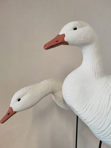 Leurre Pliable en EVA pour Chasse à l'Oie des Neiges, Modèle Blanc <span class=keywords><strong>Sauvage</strong></span> en Position de Nourrissage - Product Image 3