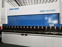 Dontzer DHS-110/4100 electro-hydraulic servo bending machine features high bending accuracy and stable performance.
