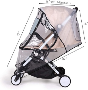 Phổ mưa che cho xe đẩy xe đẩy xe đẩy, bé du lịch thời tiết lá chắn - Product Image 6