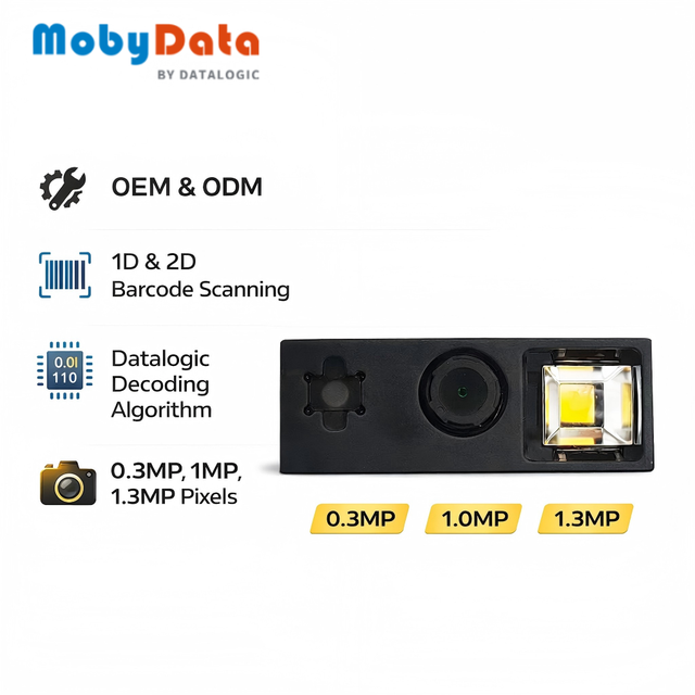 Mobydata E3100 High Speed 2D Barcode Scan Engine CMOS Scanner Module Embedded for PDA / Kiosk OEM
