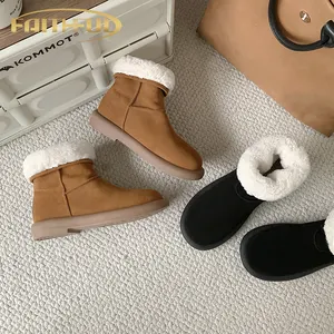 New Sheepskin Fur Sheepskin Winter Wool Snow Boots Shoes Fur Thick Warm Winter Boots For Women Boots for Winter Lady Shoes