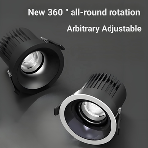 Spot encastré Cob avec boîtier en aluminium, spot LED anti-éblouissement 5W 7W 12W, mini downlight intelligent Touya - Product Image 3