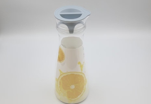Carafe à eau transparente Yama 1,2 L en PP PET avec couvercle pour thé froid, jus, lait, fabriquée en usine au Vietnam - Product Image 2