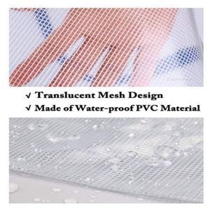 Pochette A4 de haute qualité, best-seller, en vrac, imperméable, avec fermeture éclair en maille, organiseur, classeur en plastique - Product Image 4