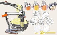 Machine à pâtes manuelle en acier inoxydable, presse à nouilles commerciale