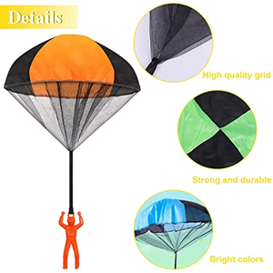 Jumon Kids Outdoor <b>Game</b> Hand Throwing Colors Flying <b>Small</b> Mini Figure Soldier Men Parachute Toys Kids Outdoor Toys - Product Image 6