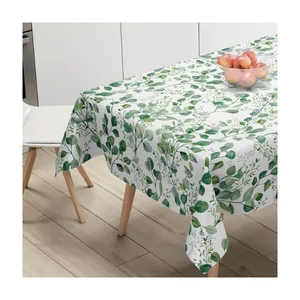 Yuanhua Factory waterproof cheap price good quality super clear pvc printed plastic table cloths