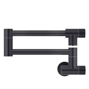 Grifo Mezclador de Cocina Plegable de Acero Inoxidable 304 con Rotación de 360 Grados y Diseño Moderno para Montaje en Pared - Product Image 3