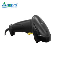 Lecteur de codes-barres portable filaire OCBS-LA15 avec fonction de détection automatique, lecteur laser avec support compatible avec Android