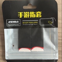 Meilleure Vente Manchon de Doigt en Fibre de Carbone pour Jeu Mobile, Professionnel, Respirant et Anti-Transpiration, pour Écran Tactile
