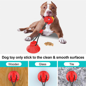Juguetes para masticar para perros con dispensador de comida, ventosa resistente a mordidas, para jugar y roer, accesorios divertidos para mascotas - Product Image 5