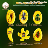 Suministro de fábrica Unisex educativo insecto ámbar arqueología conjunto juguete divertido y aprendizaje STEM plástico empaquetado en caja para niños