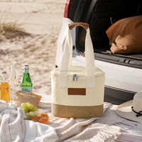 Sac isotherme pour le déjeuner au bureau et en voyage, sac de pique-nique, logo personnalisé imprimé, écologique
