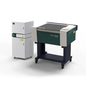 RAYTHER Pemotong Laser Akrilik, Pemotong Co2 Cnc Baru 2022 untuk Non Logam 75W 90W 100W 130W