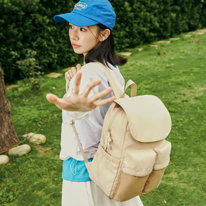Sac à dos décontracté léger pour filles avec plusieurs poches en nylon et polyester, personnalisable, faible MOQ, vente en gros, pour voyage et école - Product Image 5