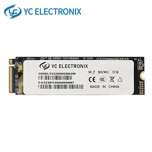 YC ELECTRONIXปรับแต่งM.2 NVMe PCIe SSD TLC OEM ODM 128GB 256GB 512GB 1TB HDDแล็ปท็อปเดสก์ท็อปเครื่องPOS SATA 2TBใหม่