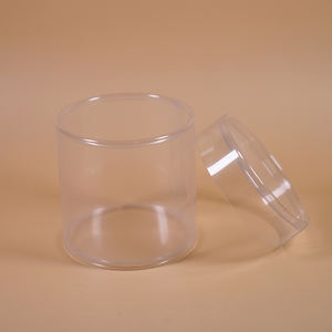 حاويات أسطوانية بلاستيكية شفافة مخصصة من بلاستيك بي اي تي صندوق أنبوب أسطواني صديق للبيئة صندوق أنبوب أسطواني بلاستيكي شفاف للتعبئة - Product Image 2