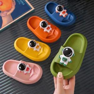 Children's Cartoon Astronaut for <b>Slippers</b> Soft Non-Slip <b>Summer</b> Bath for <b>Slippers</b> Anti-Slipping Feature PVC Lightweight for Boys - Product Image 2