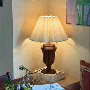 Lámpara de mesa de madera maciza E27 LED, iluminación de cabecera para el cuidado de los ojos, para dormitorio, sala de estar - Product Image 3