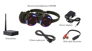 Factory Price 3 Channels <strong>Wireless</strong> Silent Disco <strong>Transmitter</strong> TX-3CH for Silent Disco Headphones RF988 - Product Image 4