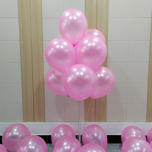 Großhandel 1.5g Metallic Chrom Globos Ballons Perlmutt-Latexballon für Alles Gute zum Geburtstag Partyzubehör Dekorationen - Product Image 2
