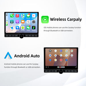 เครื่องเล่นวิดีโอระบบแอนดรอยด์ติดรถยนต์หน้าจอ13 "2K เครื่องเล่นวิดีโอระบบแอนดรอยด์4G WiFi DSP ระบบนำทาง GPS สำหรับเครื่องเสียงติดรถยนต์ทั่วไป - Product Image 5
