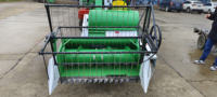 Machine agricole cosechadora de granos, Machine de récolte de riz, de riz, de blé, moissonneuse-batteuse