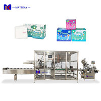 Ligne d'emballage automatique de serviettes hygiéniques sans poussière, machine d'emballage en cartons de serviettes hygiéniques, machine d'emballage en sachets