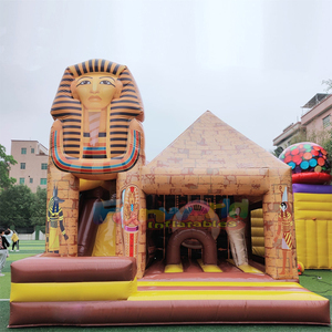 Castillo inflable para niños con tobogán, modelo Faraón. - Product Image 4