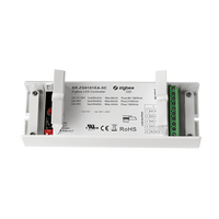 Contrôleur LED CV 4 en 1 Zigbee 3.0 SR-ZG9101EA-5C par Sunricher, 5 canaux 12-24V, prend en charge les couleurs simples/doubles, RGB, RGB+CCT