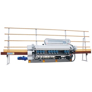 Máquina Biseladora de Vidrio con Control PLC, Motor, Caja de Cambios, Bomba, Totalmente Automática, Pulido Vertical de Forma, Borde Plano - Product Image 2