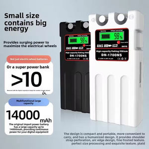 Batterie lithium-ion 14,8 V 12800 mAh DN-1700NS portable pour <span class=keywords><strong>moulinet</strong></span> de pêche électrique <span class=keywords><strong>Daiwa</strong></span> <span class=keywords><strong>Shimano</strong></span>, pêche en mer, 1,5 kg, 500 cycles - Product Image 3