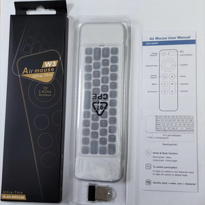 W3 Không Khí Chuột 4-Trong-1 Mini Không Dây Điều Khiển Từ Xa 2.4G RF Tương Thích NVidia Lá Chắn <span class=keywords><strong>Android</strong></span> TV Box <span class=keywords><strong>PC</strong></span> Chiếu - Product Image 1