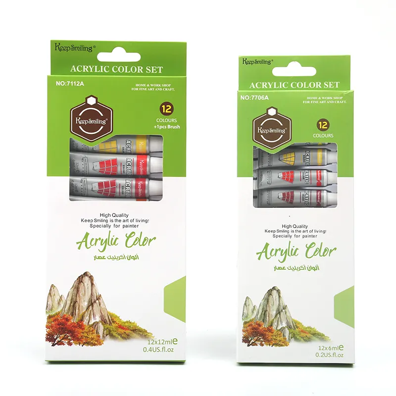 Набор для рисования, 12 цветов, 12 мл