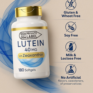 Kapsul Lunak <span class=keywords><strong>Lutein</strong></span> Dewasa OEM <span class=keywords><strong>100%</strong></span> Alami <span class=keywords><strong>100%</strong></span> Murni Suplemen Kesehatan Pengelola Energi - Product Image 4