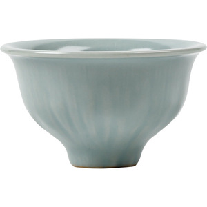 Guanlan Sky Blue Ru Kiln Small Ceramic Teacup Porcelain Round Personal <b>Tea</b> Cup For Kung Fu <b>Tea</b> <b>Set</b> - Product Image 5