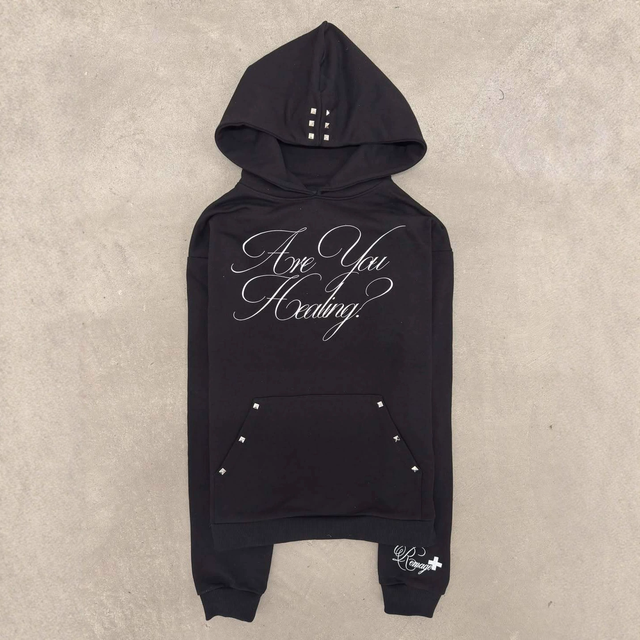 Street Hip Hop Hoodie Harajuku Letter Printed Casual Sweatshirt Rock Gothic Hoodie