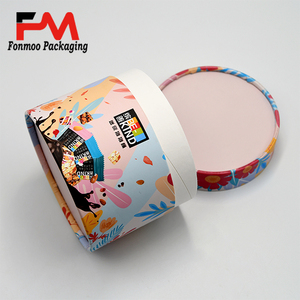 Wholesale Custom <strong>Recycled</strong> Paper Box Kraft Round Tube <strong>Packaging</strong> Candy Snacks <strong>Chocolate</strong> Luxury Cylinder Cardboard for Valentine